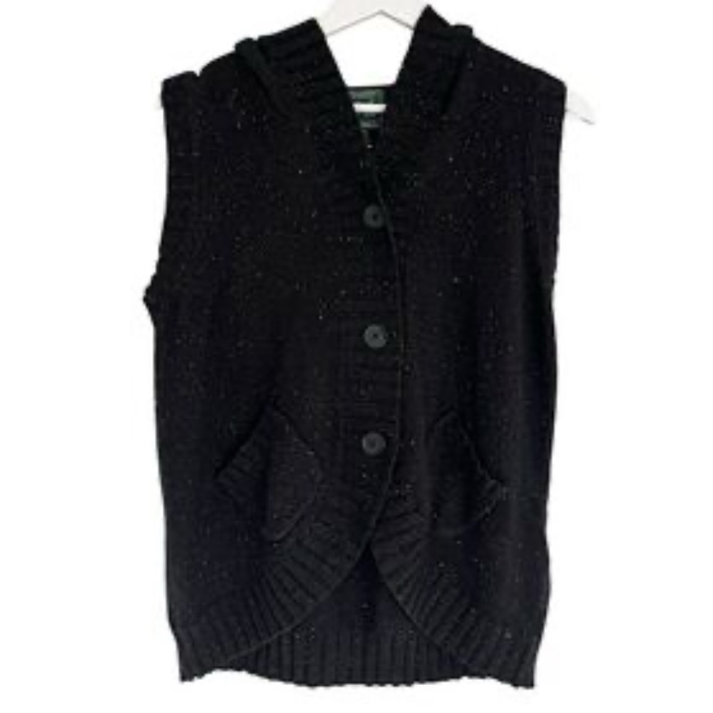 Woolrich Vintage Charcoal Buttoned Sweater Vest